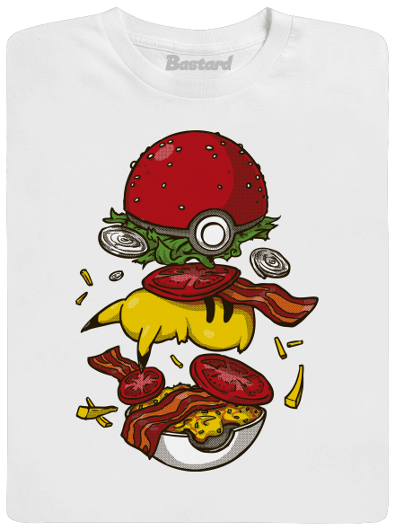 Pokémon burger detské tričko White