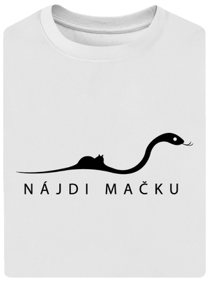 Nájdi mačku unisex tričko oversized White