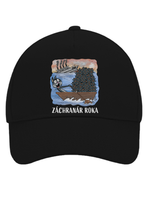 Záchranár roka šiltovka baseballka Black