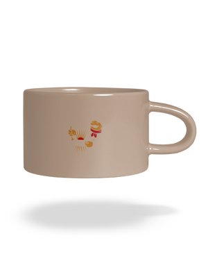 Stellar bakery hrnček makronka Brown Macaron