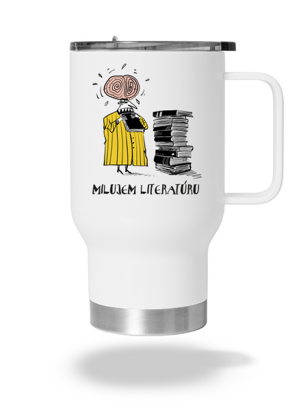 Milujem literatúru termohrnček White