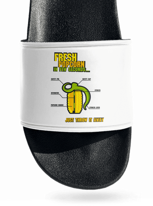 Popcorn grenade šľapky White