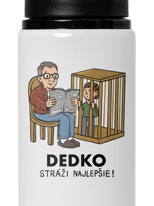Dedko stráži najlepšie flaša na vodu White