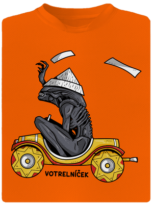 Votrelníček pánske športové tričko Neon Orange