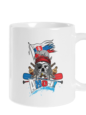 Ahoj klasický hrnček White