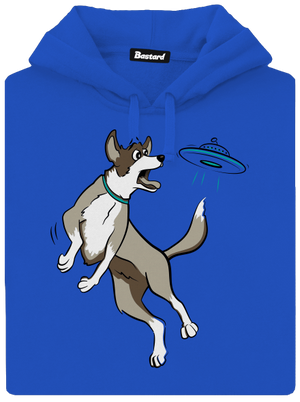 Lietajúci tanier pánska mikina klokanka Royal