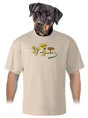 Beží líšky k táboru unisex tričko oversized Almond