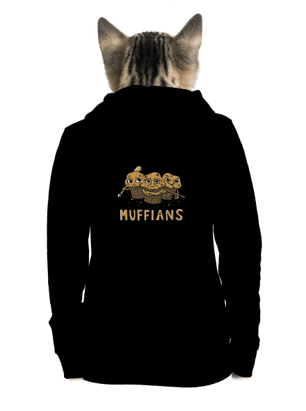 Muffians dámska mikina na zips Black