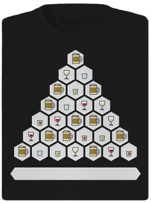 Obrázkový alko kvíz a fix dámske športové tričko Black