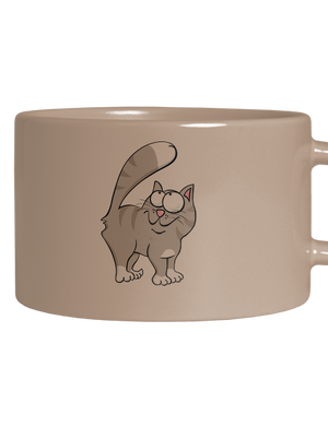 Macko a Micka hrnček makronka Brown Macaron