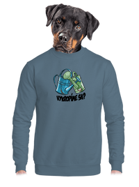 unisex mikina bez kapucne