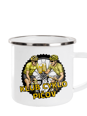 Klub cyklo pičov plecháčik White
