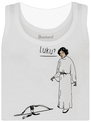 Luke a Leia dámske tielko klasické White