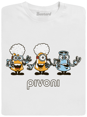 Pivoni pánske dlhý rukáv White