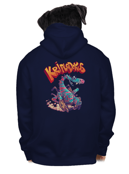 Kriplodokus pánska mikina na zips Navy