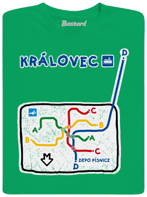 Metro Královec pánske tričko Kelly Green