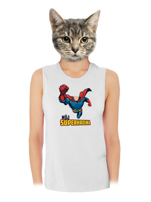 Môj superhrdina dámske tielko voľné White