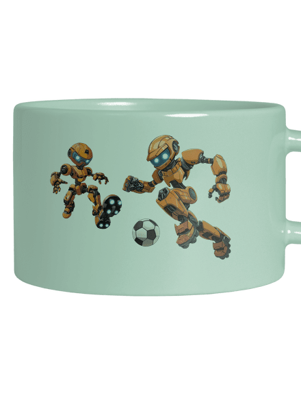 AI futbal hrnček makronka Mint Macaron