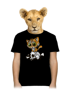 Tigrík detské tričko Black