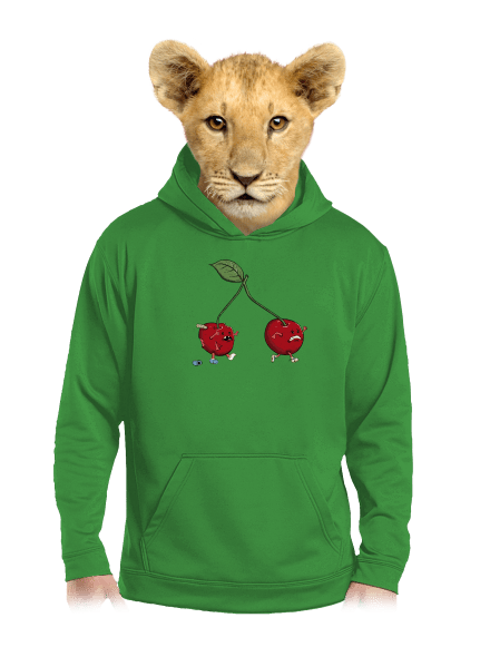 Nie je úniku detská mikina klokanka Kelly Green AWD