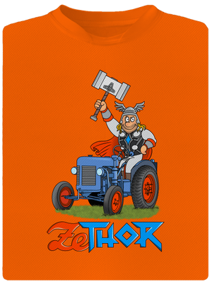 ZeThor detské športové tričko Neon Orange