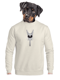 unisex mikina bez kapucne