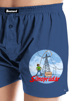 Silnoprúdár pánske trenky Blue