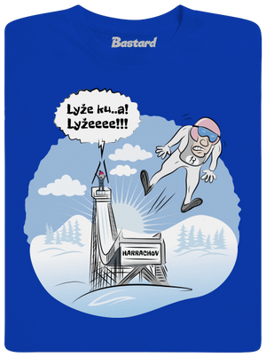 Lyže pánske dlhý rukáv Royal Blue