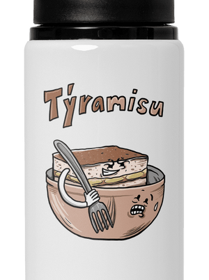 Týramisu flaša na vodu White