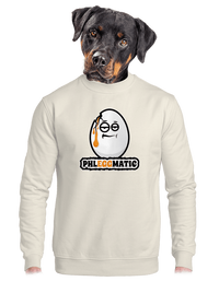 unisex mikina bez kapucne