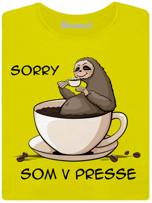 V presse dámske tričko prémium Lemon