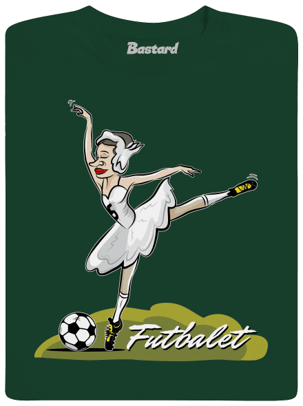 Futbalet pánske tričko Bottle Green