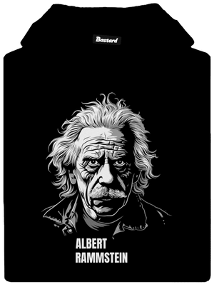 Albert Rammstein pánska mikina klokanka Black