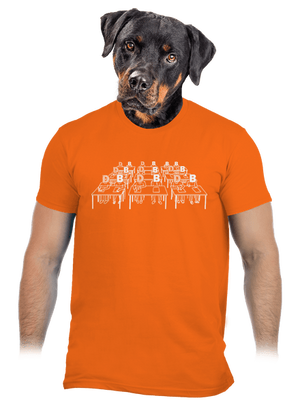 Cimrman: Debil, blbeček pánske tričko Orange