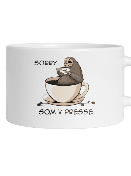 V presse hrnček makronka White