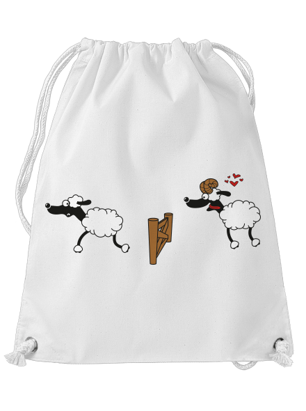 Sheeps in love vak White