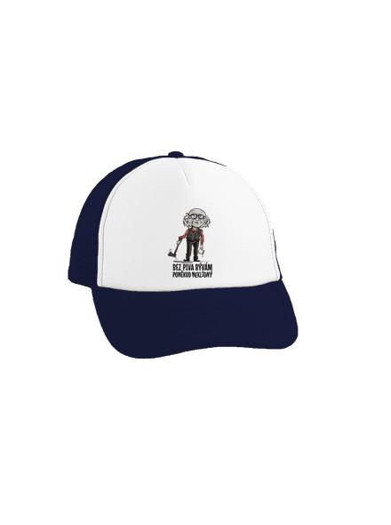 Neklidný bez piva šiltovka truckerka French Navy cap
