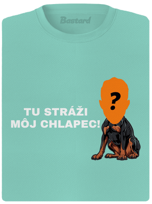 Tu strážim ja dámske športové tričko Mint Mal