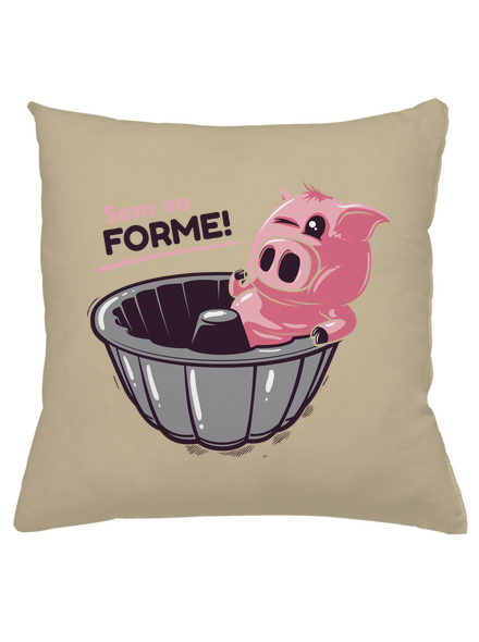 Vo forme vankúš Beige