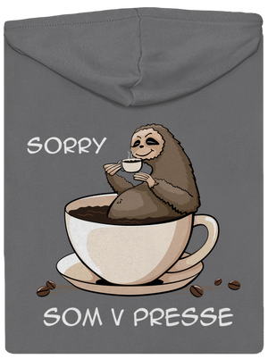 V presse dámska mikina na zips Steel Gray