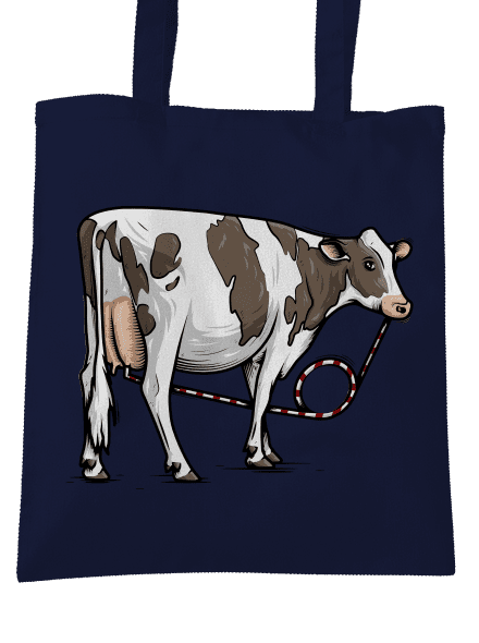 Cow drink taška French Navy