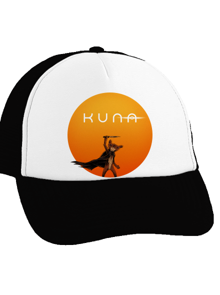 Kuna šiltovka truckerka Black cap