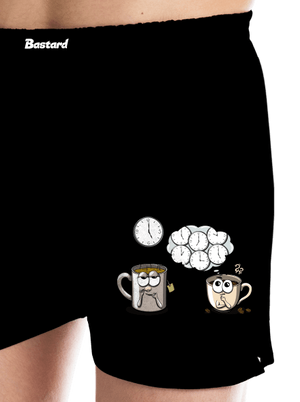 Čaj o piatej, káva stále pánske trenky Black