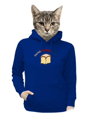 Poctivá buchta a klobása dámska mikina klokanka Royal Blue Mal