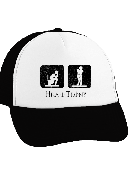 Hra o trůny šiltovka truckerka Black cap