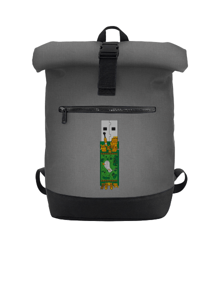 USB city batoh Grey Marl