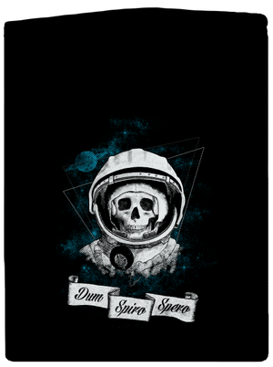 Dum Spiro Spero dámska mikina na zips Black