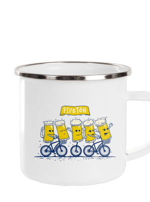 Pivotón plecháčik White