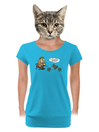 dámske tričko s lemom