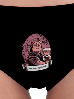 B14: Slavnosti sněženek dámske nohavičky Black